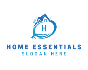 House Pressure Washing  logo design