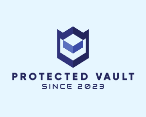 Modern Cyber Shield  logo design