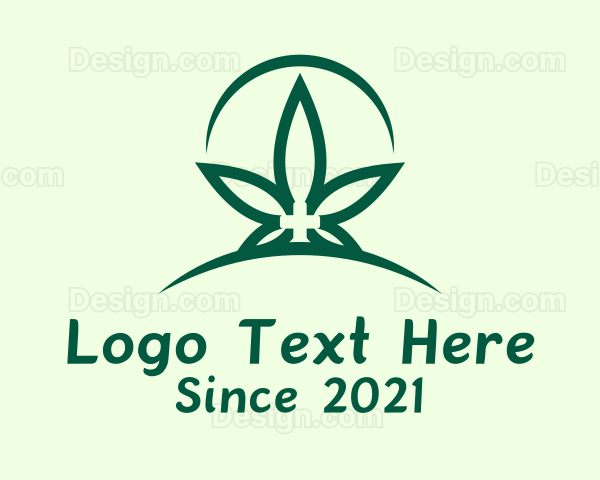 Green Marijuana Plantation Logo