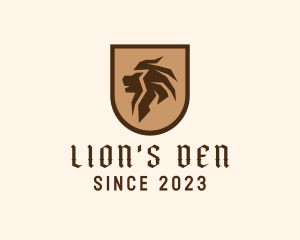 Lion Pride Shield logo design