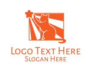 Orange Cat Pet logo