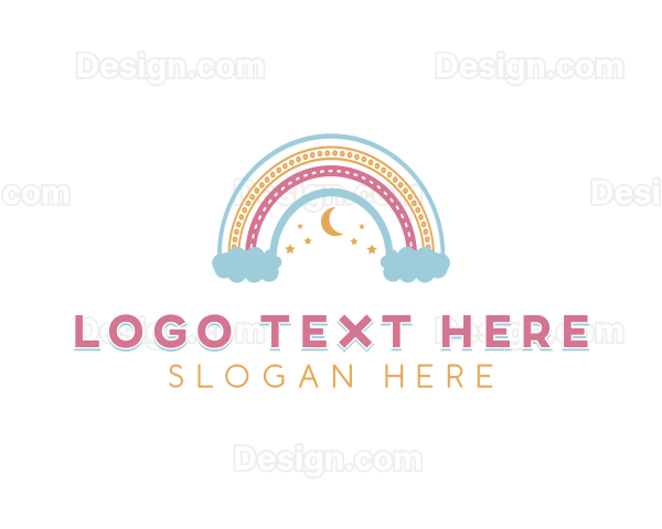 Rainbow Boho Postnatal Logo