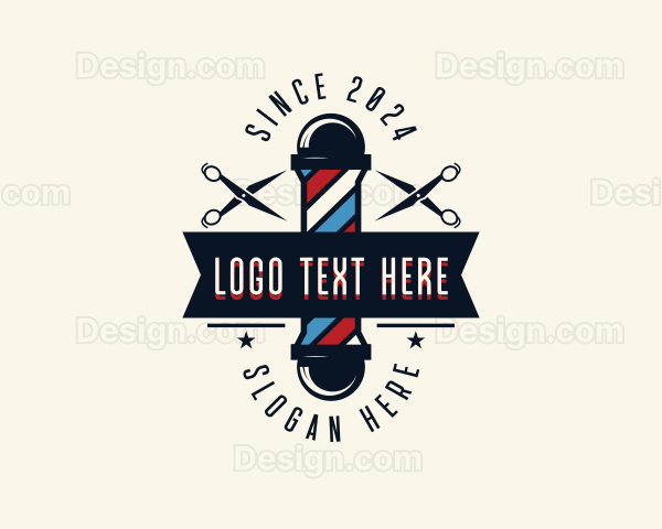 Scissor Barber Hairdresser Logo