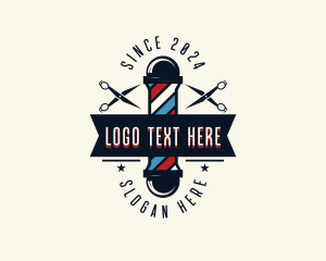 Scissor Barber Hairdresser Logo