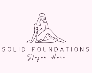 Nude Stripper Woman logo