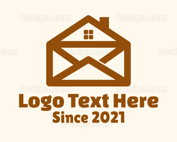 House Postal Envelope Logo