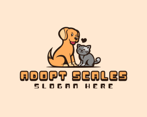 Dog Cat Petcare  logo design