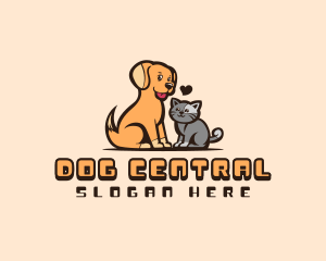 Dog Cat Petcare  logo design