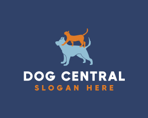 Cat & Dog Animal Clinic logo design