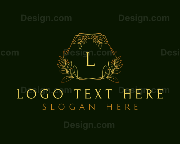 Luxury Botanical Leaf Logo