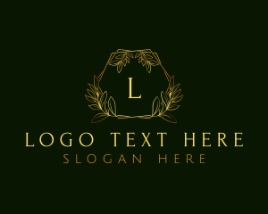 Luxury Botanical Leaf  logo