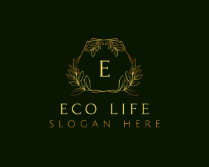 Luxury Botanical Leaf  logo design