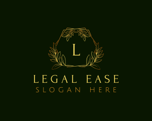 Luxury Botanical Leaf  logo
