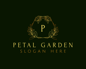 Luxury Botanical Leaf  logo design