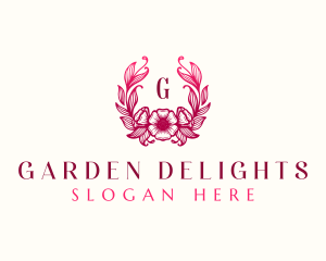 Flower Wedding Salon logo design