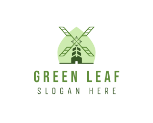 Eco Leaf Windmill logo