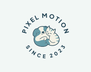 Pet Kitten Dog Animal logo design