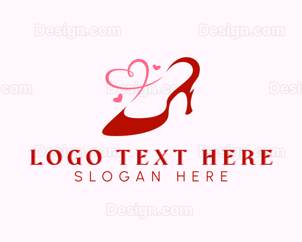 Valentine Stiletto Shoe Logo