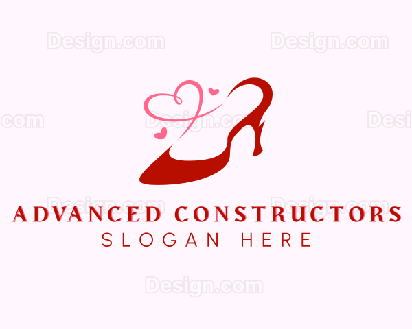 Valentine Stiletto Shoe Logo