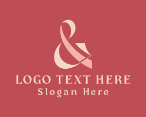 Font - Beauty Ampersand Calligraphy logo design