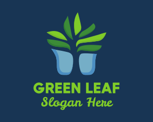 Succulent Plant Pot logo design