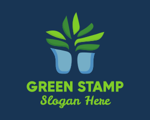 Succulent Plant Pot logo design