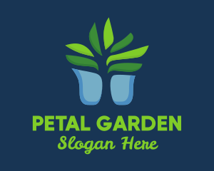 Succulent Plant Pot logo design