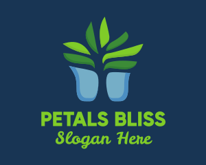 Succulent Plant Pot logo design