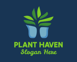 Succulent Plant Pot logo design