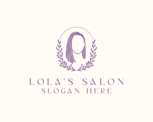 Organic Woman Hair Salon logo design