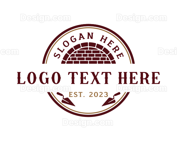 Brick Wall Masonry Logo