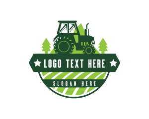 Agriculture Mountain Tractor logo