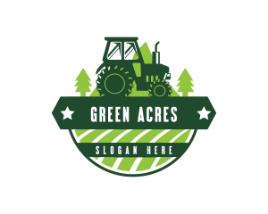 Agriculture Mountain Tractor logo