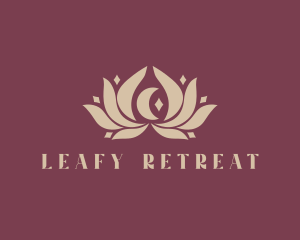 Luxury Spa Lotus logo design