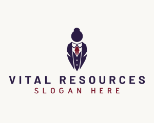 Human Resource Tuxedo logo design