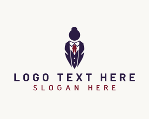 Agent - Human Resource Tuxedo logo design