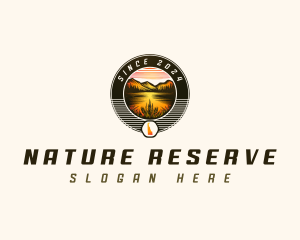 Nature Park Lake logo design