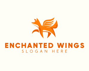 Flying Fox Wing logo design