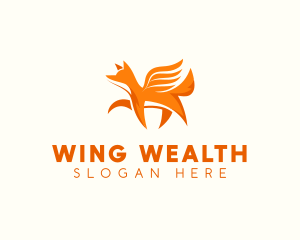 Flying Fox Wing logo design