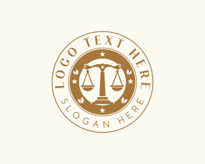 Legal Justice Scale Lawyer logo