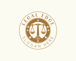 Legal Justice Scale Lawyer logo