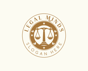 Legal Justice Scale Lawyer logo