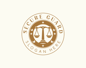 Legal Justice Scale Lawyer logo