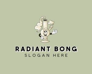 Smoking Marijuana Bong logo