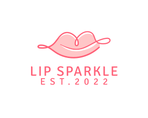 Kissable Lips Cosmetics  logo design