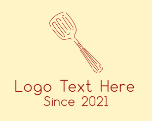 Red Cooking Spatula  logo