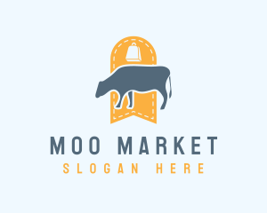 Cattle Cow Animal logo design