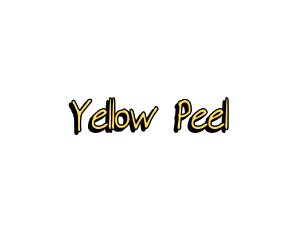 Yellow Handwritten Font logo design