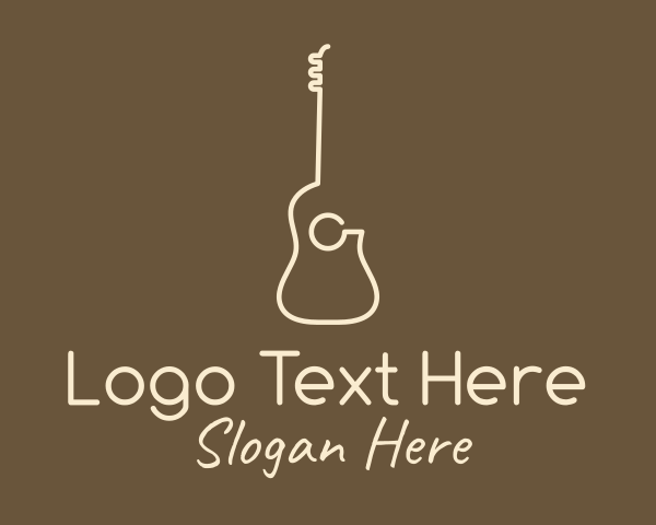 Guitar Shop logo example 1