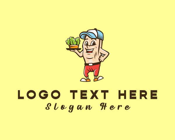 Vegetarian logo example 4